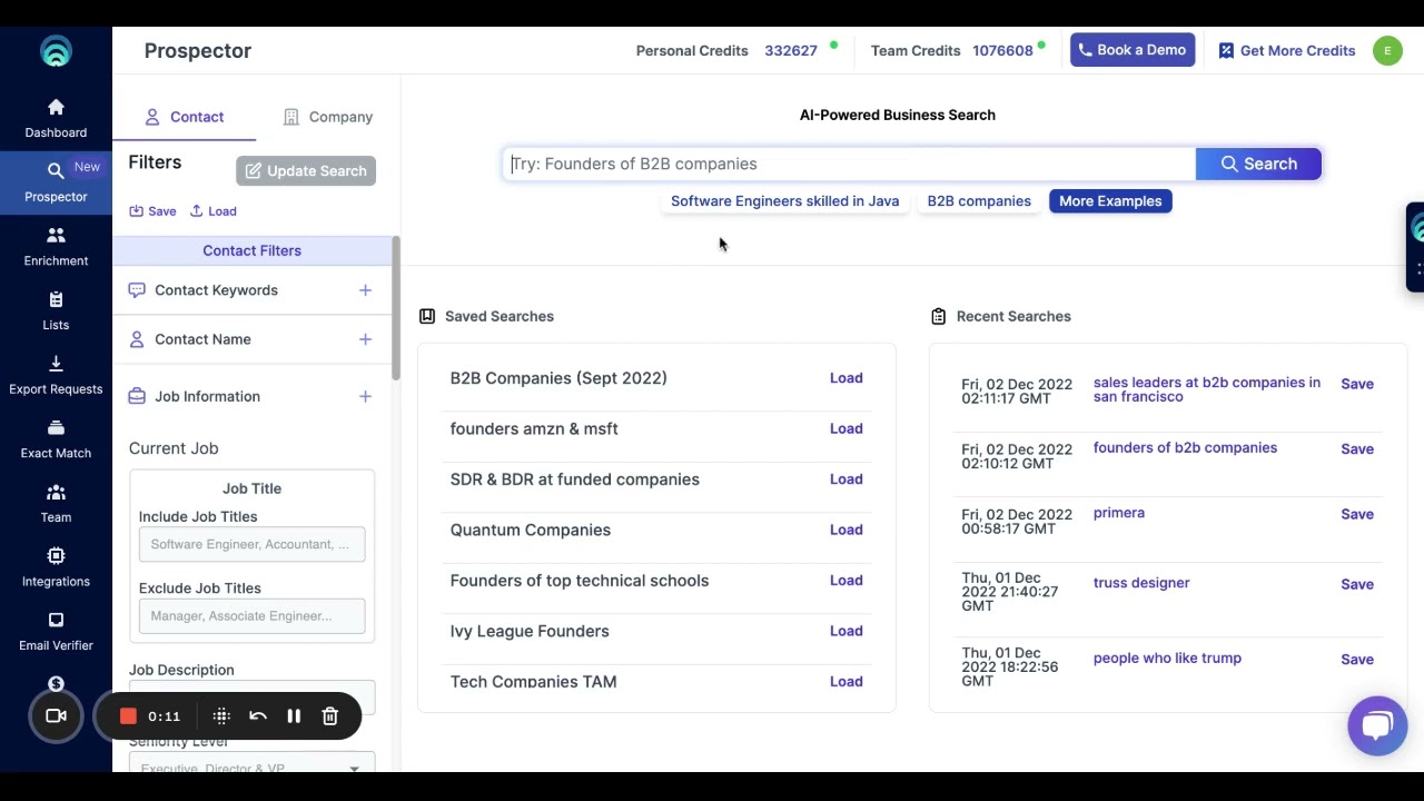 ExactBuyer Search Demo