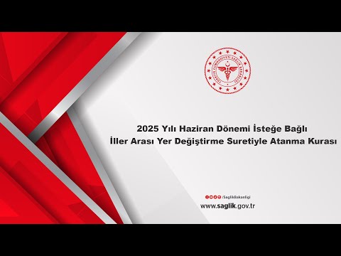 2025 Yılı Haziran Dönemi İsteğe Bağlı İller Arası Yer Değiştirme Suretiyle Atanma Kurası