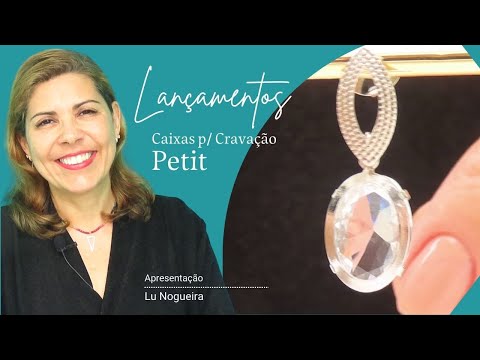 Crie Semijoias Finas com Caixas Petit Folheadas em Platina - Pedra Mística