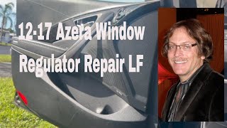 How To Replace A Hyundai Azera Window Regulator (2012-2017 Models) - Driver's Side Front