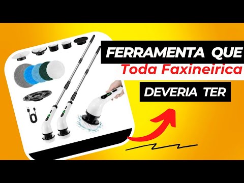 Ferramenta Que Toda Faxineira Deveria Ter, Escova Elétrica Giratória.