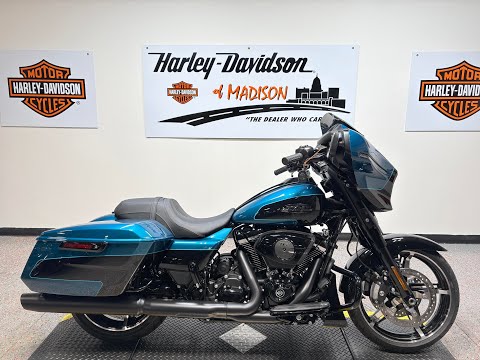2026 FLHX Harley-Davidson® Street Glide® Teal Thunder / Vivid Black - Black