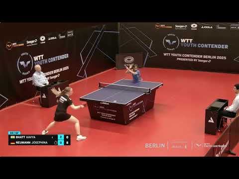 Josephina Neumann (GER) vs Kavya Bhatt (IND) | QF | 2025 WTT Youth Contender Berlin