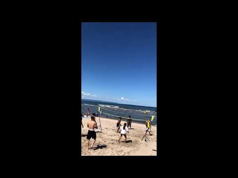Beach Volleyball at Wasaga Beach Ontario #shorts