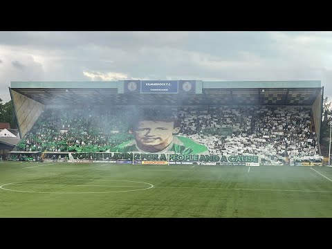 CELTIC FANS | Green Brigade + Bhoys | Tommy Burns display | Kilmarnock vs Celtic