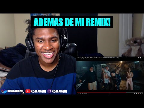 Rusherking, Tiago PZK, KHEA, LIT Killah, Duki, Maria Becerra - ADEMAS DE MI REMIX | reaction