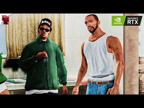 GTA SA: 'Cleaning the Hood' Mission on RTX™ 3090 - [4k] Ultra Graphics Remastered Mod Gameplay
