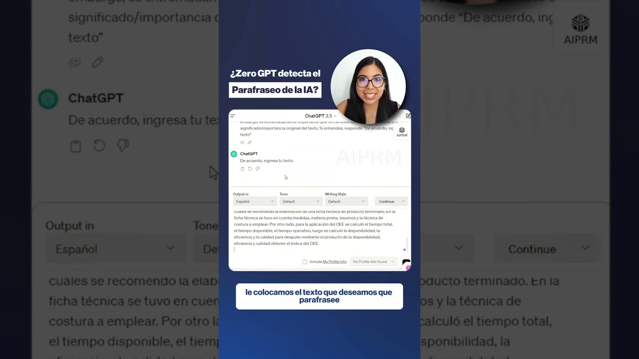 ¿ZeroGPT detecta el parafraseo de la IA?