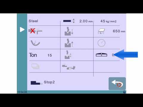 Cybelec CNC Control BendNum on CybTouch 8- 12- 15