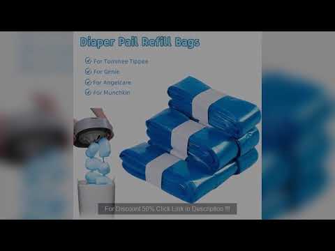 Nappy Bin Refill Bags for Sangenic Tommee Tippee, Refill Bags for Geni Super Discount 50%
