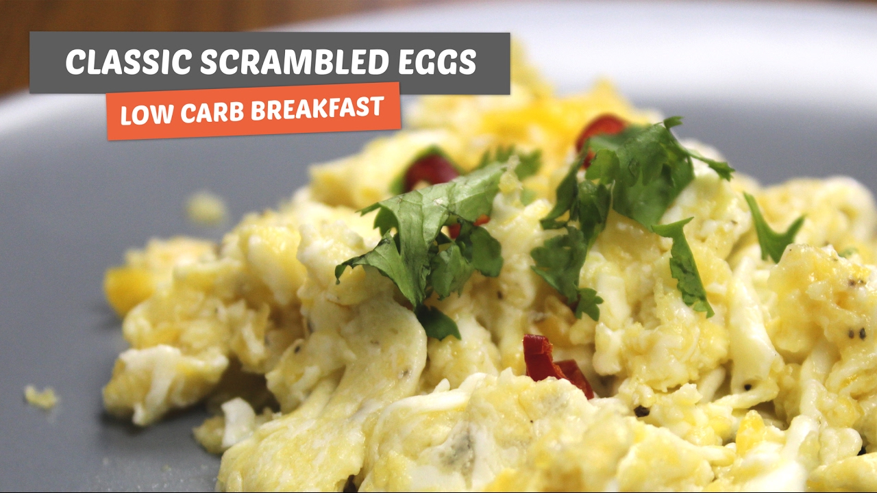 Classic Scrambled Eggs Low Carb Breakfast 6 I Am Kika