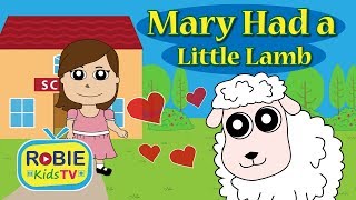 Mary Had a Little Lamb Nursery Rhymes | Kids Songs with Lyrics
