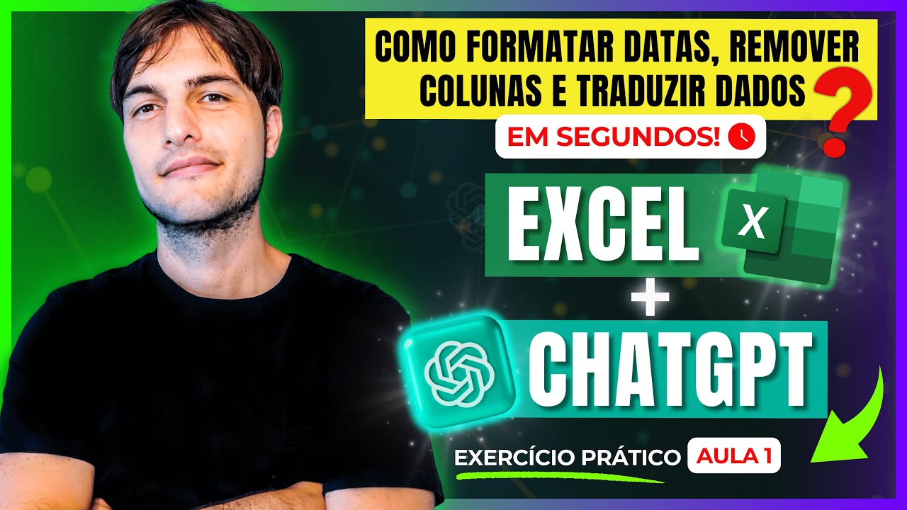 ANÁLISE DE DADOS com CHATGPT + EXCEL  [Formate Dados em Segundos]