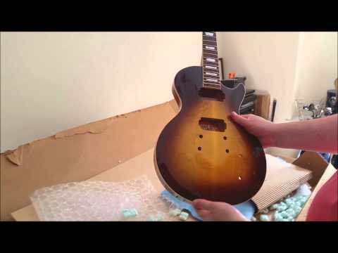 Precision Guitar Kits Les Paul project unboxing
