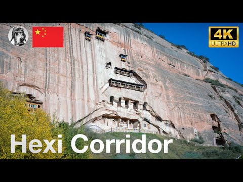 Silk Road 🇨🇳 Hexi Corridor - Gansu Travel Guide with Location - Relaxing film (4K UHD)