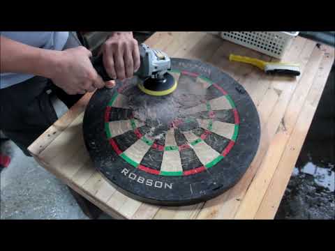 Robson Razor blade over used, dart board repair reface repaint