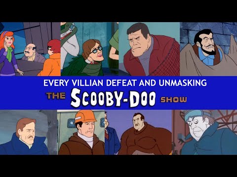 The Scooby Doo Show - Every Villian Defeat And Unmasking SEASON 1 [HQ]