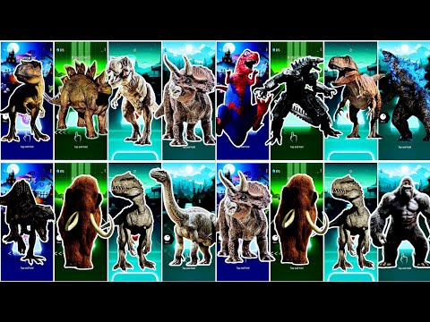 🦖 SUPER MEGAMIX 🔥 TILES HOP -  DINOSAUR EVOLUTION 