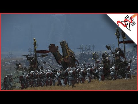 312 CHARIOTS vs 9360 HALBERDIERS - Total War: WARHAMMER