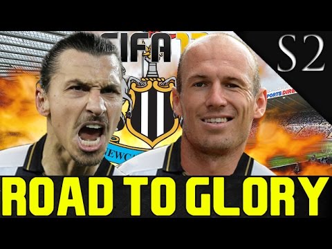 IBRAHIMOVIC, ROBBEN SIGN! FIFA 17: NEWCASTLE UNITED CAREER MODE S2 EP. 1