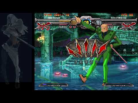 Guilty Gear +R set vs ElvenShadow (Faust)
