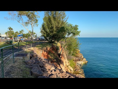 Amazing Morning Walk from Nightcliff Beach to Rapid Creek Beach - 4K Darwin City Walking Tour 2023