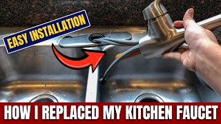 How I Replaced My Kitchen Faucet – Full Installation Guide||