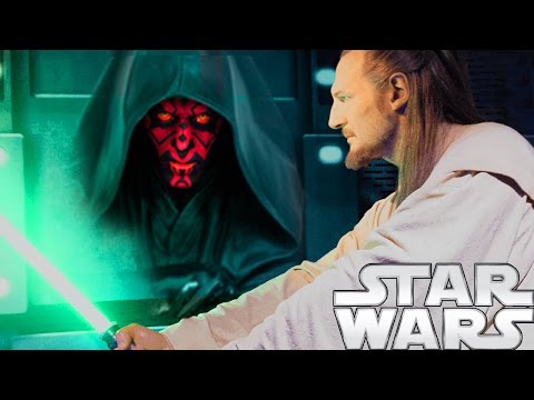 WHY Did Qui Gon Jinn Lose to Darth Maul in The Phantom Menace? - Star Wars Explained Video