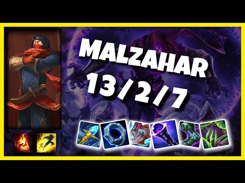 Malzahar vs Akali LIANDRY'S BR Challenger MID (13/2/7) - v10.24