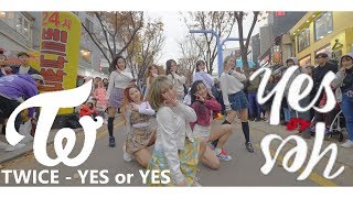 Download lagu [KPOP IN PUBLIC] IN 홍대, TWICE(트와이스) - YES or YES Full Dance Cover 커버댄스 4K mp3