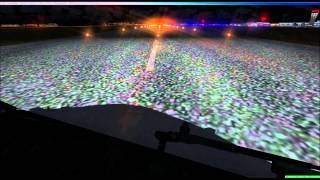 preview picture of video '[FSX HD1080p] FR8707 Ryanair 737-8AS Night Landing LIBD Bari Palese Macchie'