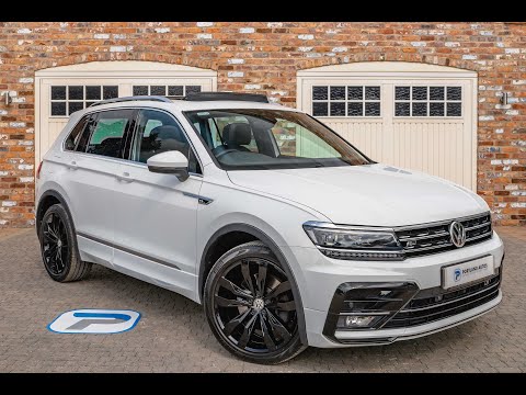 2017/67 VOLKSWAGEN TIGUAN R-LINE 2.0 TDI 190 BHP 4MOTION DSG FOR SALE IN PURE WHITE