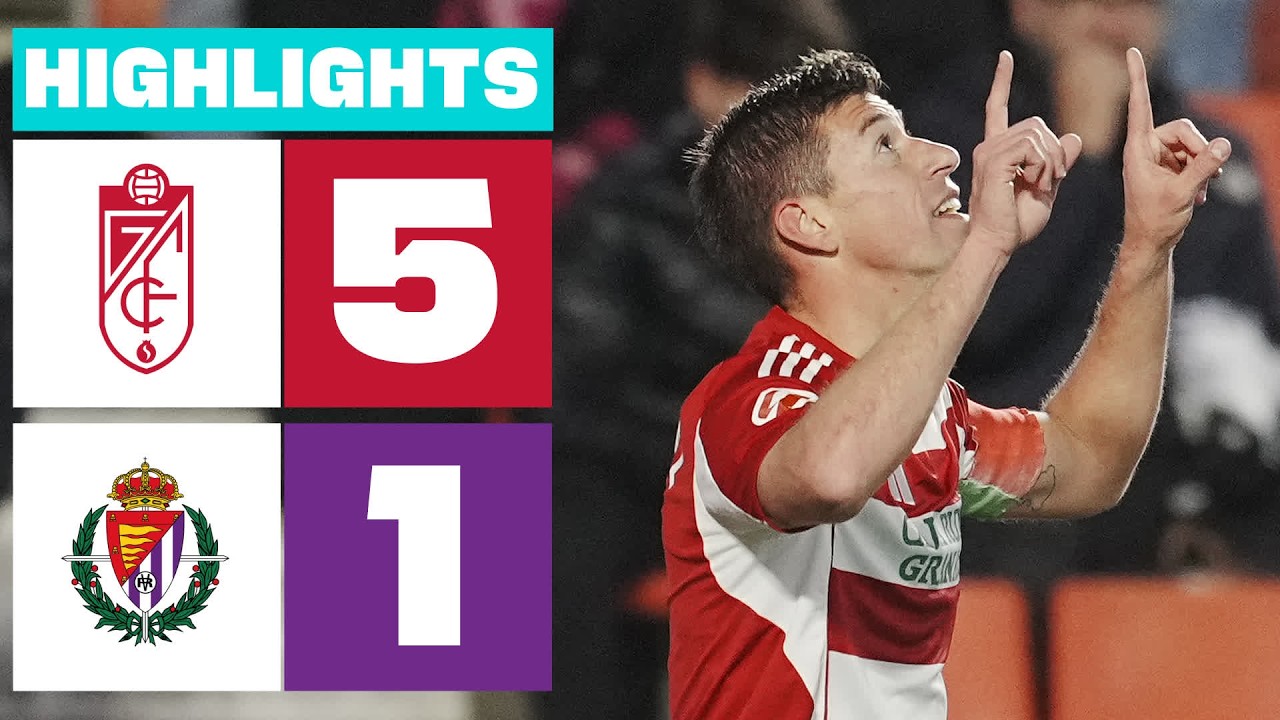 Granada vs Real Valladolid Highlights