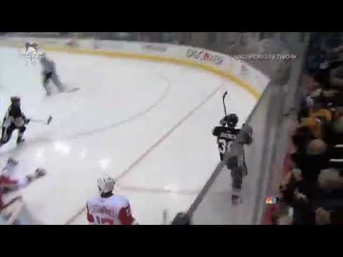 Jussi Jokinen Goal Against Detroit Red Wings 4/9/14