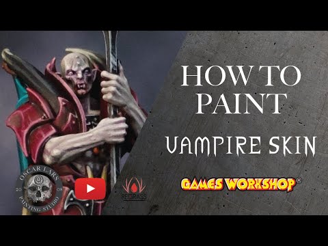 Miniature Painting Tutorial - Oscar Lars - Vampire Skin