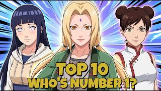 🔥 TOP 10 Naruto Girls | Naruto Most Beautiful Women Ranked (Sakura or Hinata Wins?) ナルト疾風伝 美女 ランキング
