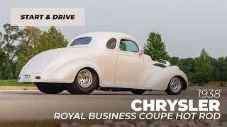 1938 Chrysler Royal Business Coupe Hot Rod Start Up and Driving