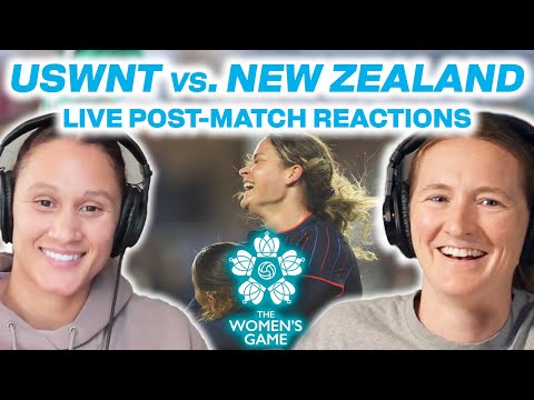 USWNT vs. NEW ZEALAND LIVE post-game reactions w/ Sam Mewis & Lynn Biyendolo | Emma Sears hat trick!