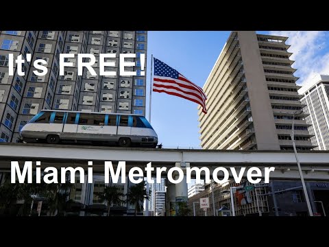 FREE Miami Metro Mover ride | Bayfront Park station to Government Center Station