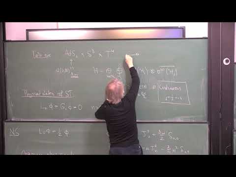 Deriving AdS/CFT, M.Gaberdiel (ETH Zurich) Part 2/4