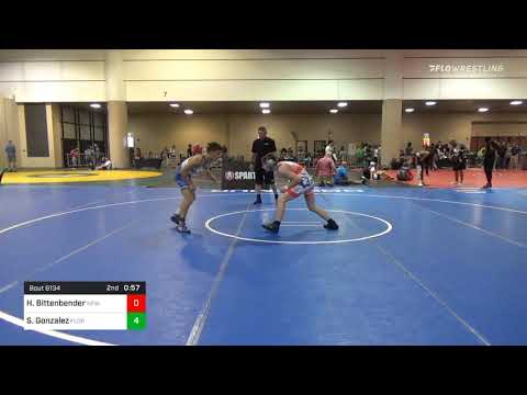 132 Lbs Consolation - Hugh Bittenbender, New York Vs Sean-Michael Gonzalez, Florida 049a