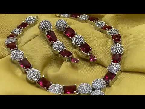 Vlog 22~ Zircon Ad Necklace Set @Subhanjhavery