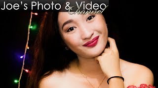 How To Photograph People In Front Of Christmas Lights - Camera Settings & Tips