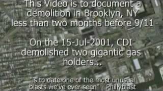 preview picture of video 'Pre 9/11 - Demolition Maspeth Gas Holders, NY - 15-Jul-2001'