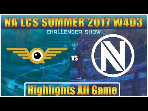 FLY vs NV || Highlights All Game || NA LCS Summer 2017 || FlyQuest vs EnvyUs