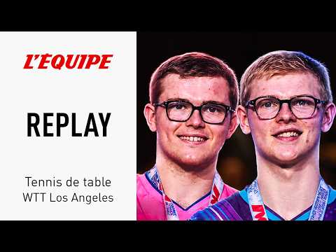 Tennis de table - Le replay du choc entre les frères Lebrun au WTT de Los Angeles