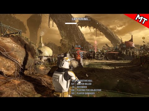 3X XP GRINDING on FELUCIA as 327th Star Corps - Star Wars Battlefront 2 - No Commentary - 4K
