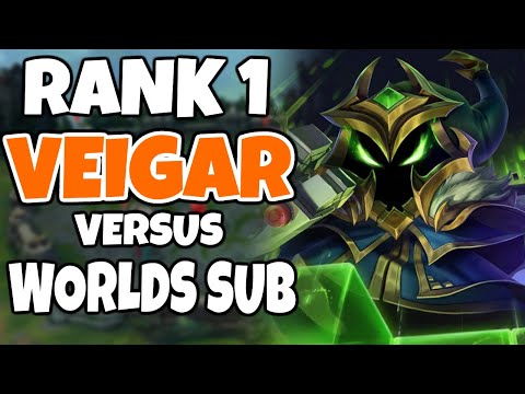 This WORLDS SUB was disrespecting my VEIGAR. I had to show him how Rank 1 GAR is to be FEARED