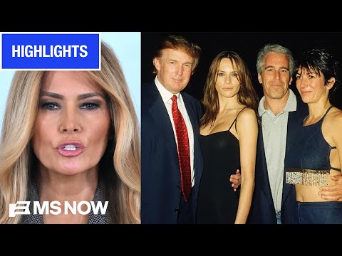 MS NOW anchors react to STUNNING Melania Trump-Epstein speech