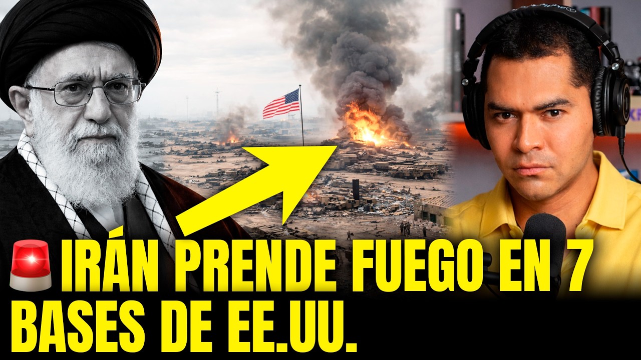 IRÁN IMPACTA 7 países y sacude BASES de EE.UU.